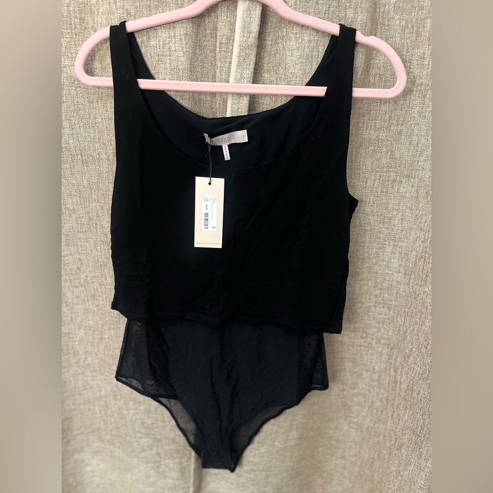 Supertrash Crepe Jersey Bodysuit